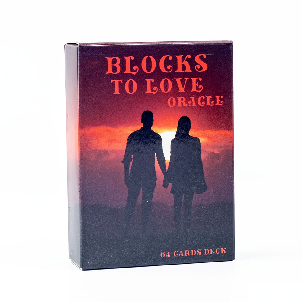 Tarot Deck With Guidebook - Blocks to Love Oracle 64 Cards