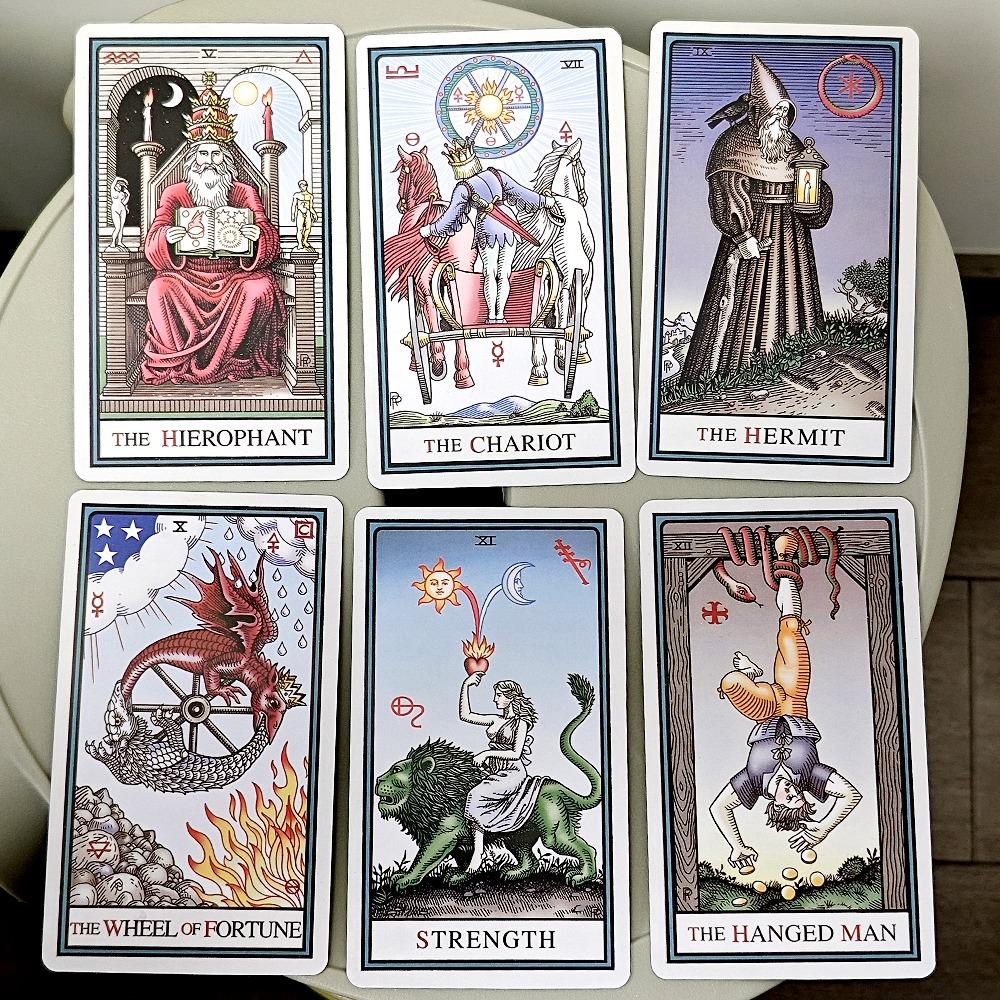 12*7cm The Alchemical Tarot Re - огляд і ціна Tarot Deck With Guidebook