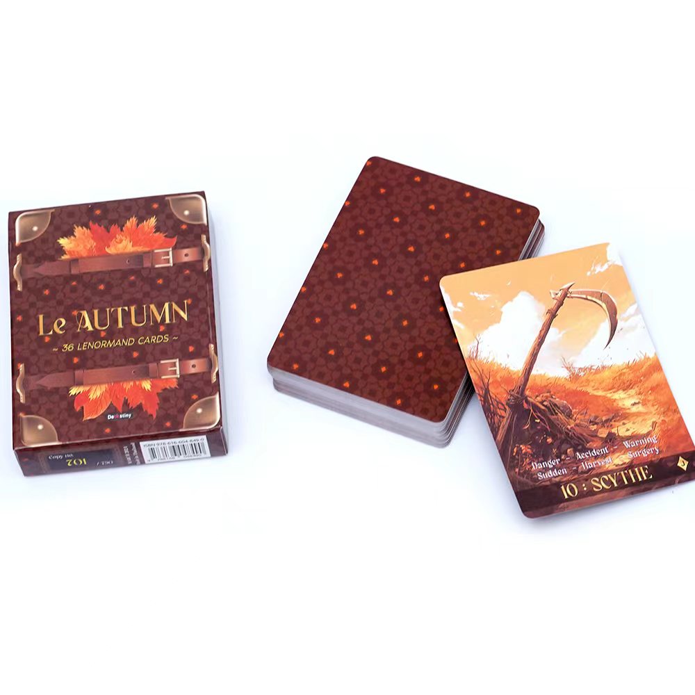 Lenormand Tarot Deck Le Autumn - огляд і ціна Tarot Deck With Guidebook
