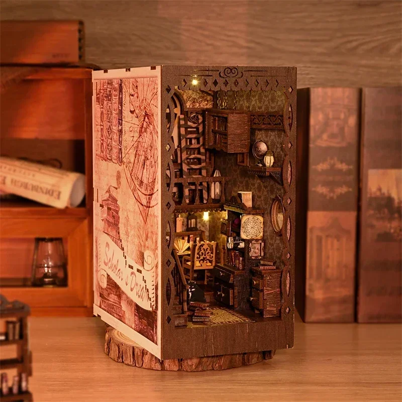 NEW DIY Wooden Book Nook Shelf - огляд і ціна Diy Wooden Book Nook Kit Shelf Insert