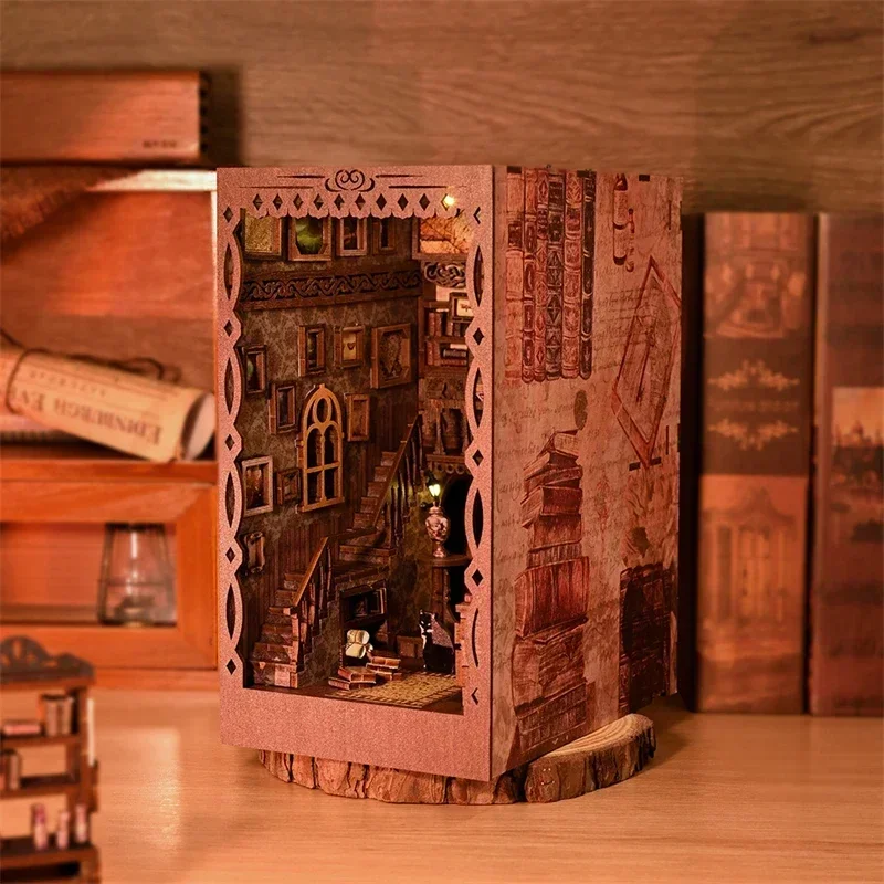 NEW DIY Wooden Book Nook Shelf - огляд і ціна Diy Wooden Book Nook Kit Shelf Insert