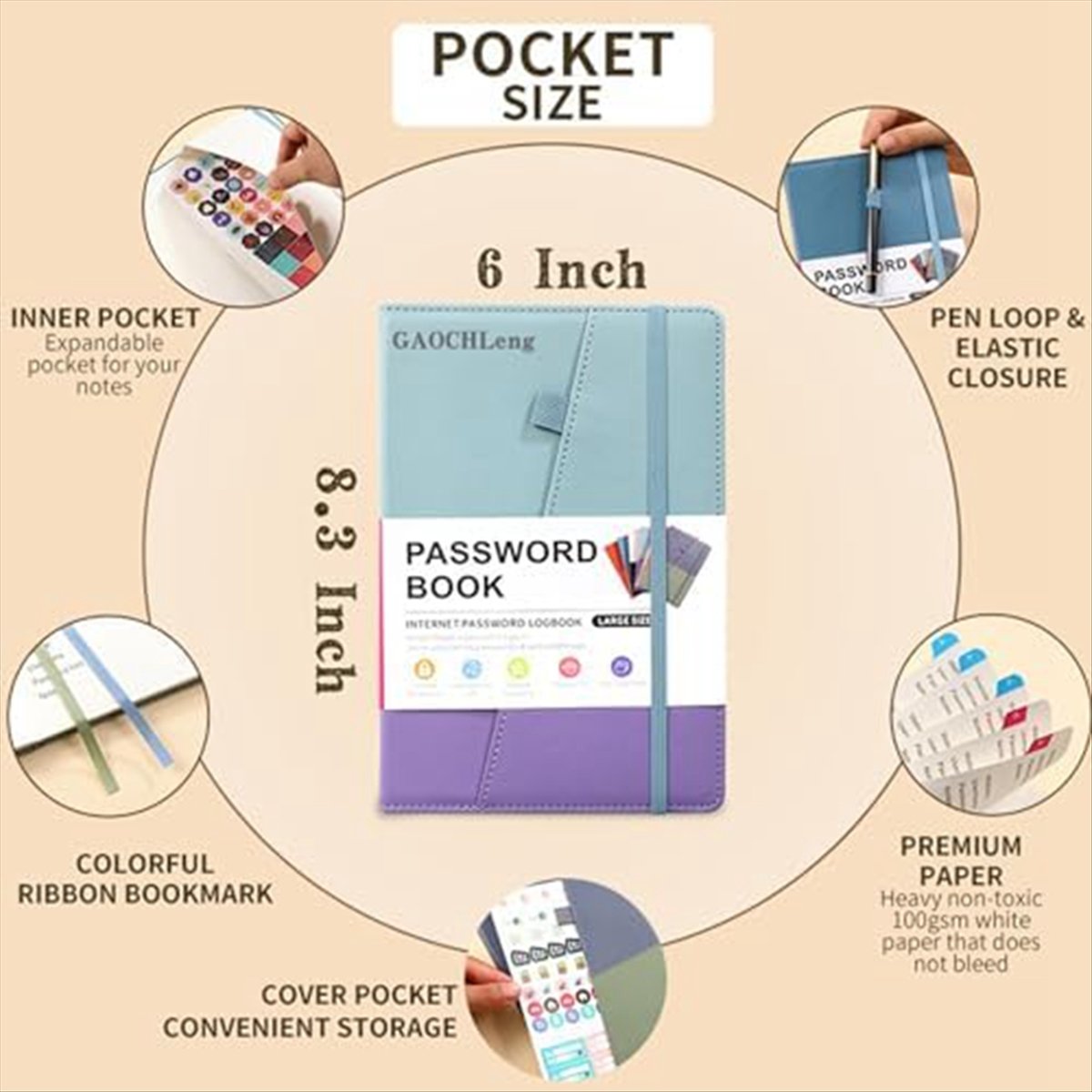 N82R Password Keeper Book with - огляд і ціна Books