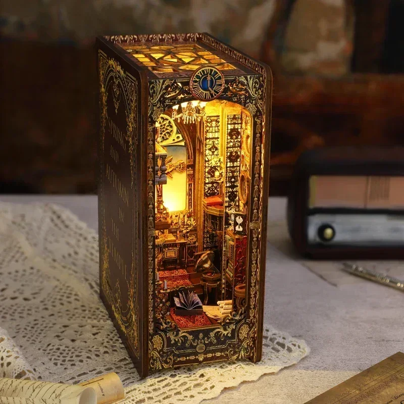 DIY Wooden Book Nook Shelf Ins - огляд і ціна Diy Wooden Book Nook Kit Shelf Insert