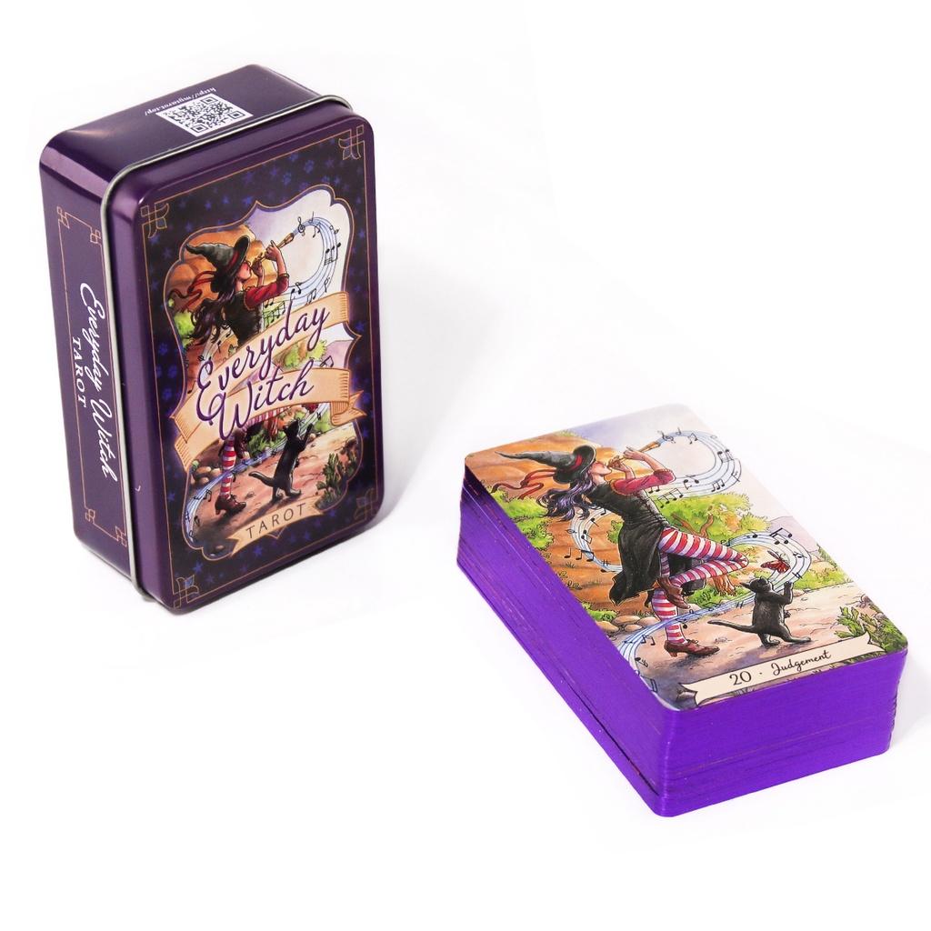 10.3*6cm Everyday Witch Tarot  - огляд і ціна Tarot Deck With Guidebook